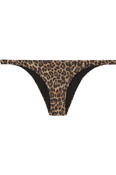 Shop Anemone Leopard-print Bikini Briefs In Leopard Print