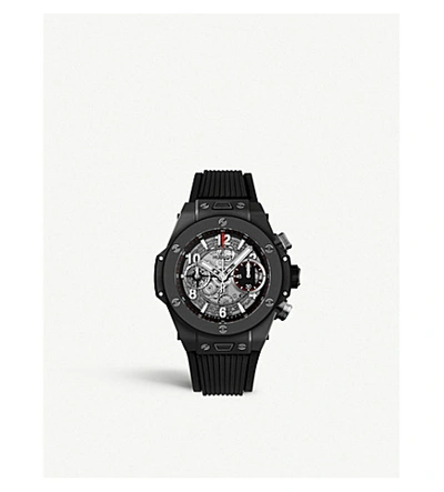 Shop Hublot 441.ci.1170.rx Big Bang Unico Ceramic Watch In Black