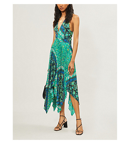 topshop paisley print dress
