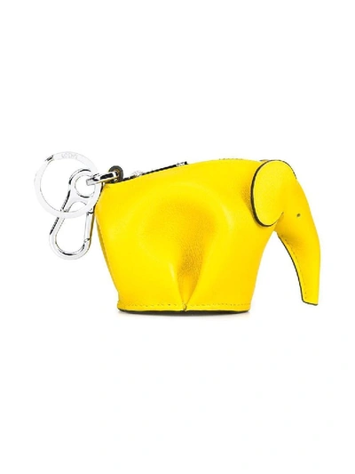 Shop Loewe Yellow Elephant Keyring