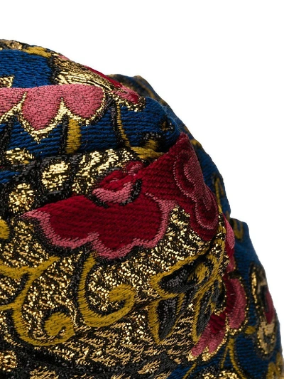 Shop Gucci Floral Jacquard Headband In Multicolor