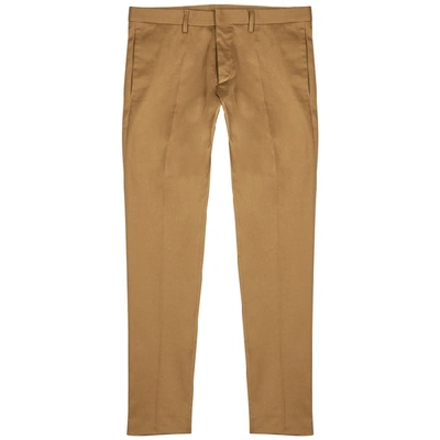 Shop Dsquared2 Cool Guy Camel Stretch-cotton Chinos