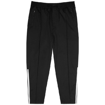 Shop Y-3 Black Wool-blend Sweatpants