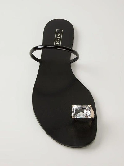 Shop Casadei Gem Stone Sandals