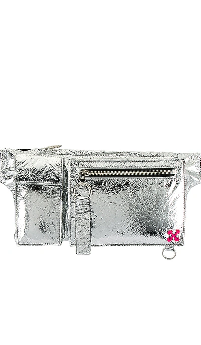 Shop Off-white Pockets Fanny Pack In Silver