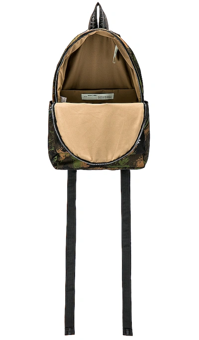 Shop Off-white Quote Backpack In Camo & White