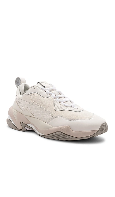 Shop Puma Thunder Desert In Bright White & Gray Violet &  White