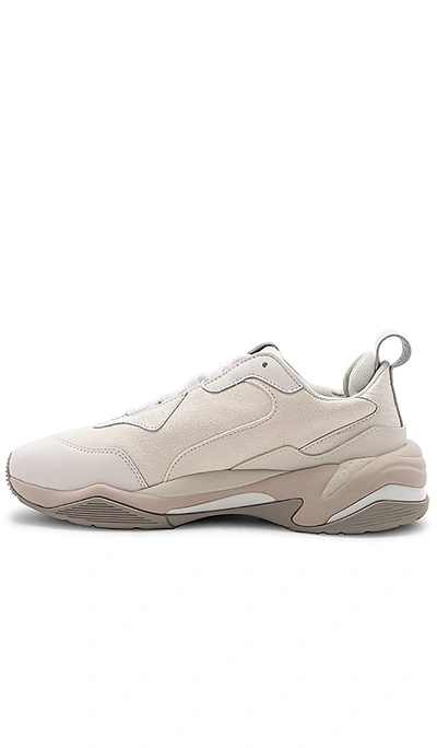 Shop Puma Thunder Desert In Bright White & Gray Violet &  White