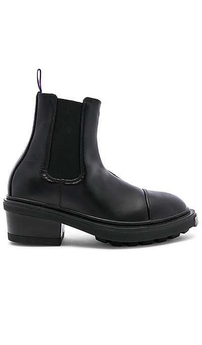 Shop Eytys Nikita Leather Boot In Black