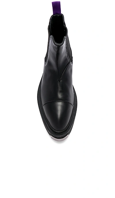 Shop Eytys Nikita Leather Boot In Black