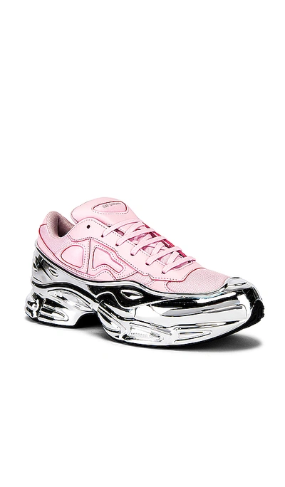 Shop Adidas Originals Ozweego Sneaker In Pink & Silver