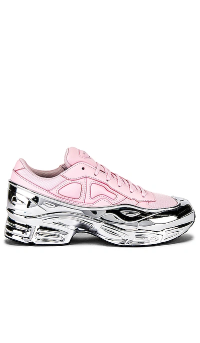 Shop Adidas Originals Ozweego Sneaker In Pink & Silver