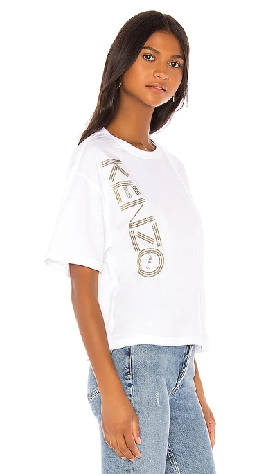 Shop Kenzo Sport Single Jersey Tee In White.