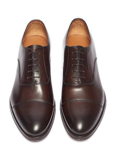 Shop Antonio Maurizi Leather Oxfords In Brown
