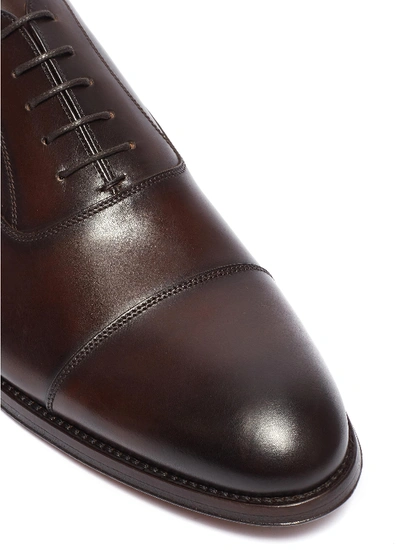 Shop Antonio Maurizi Leather Oxfords In Brown