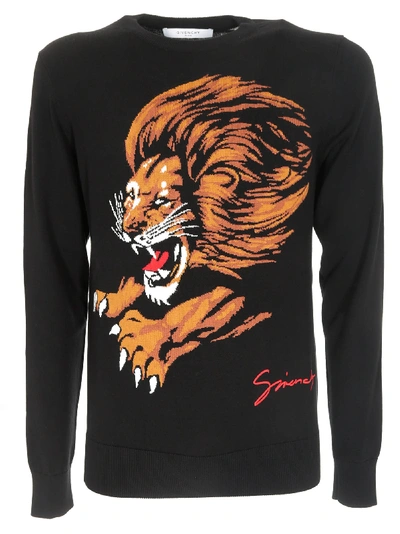 Shop Givenchy Tiger Intarsia Sweater