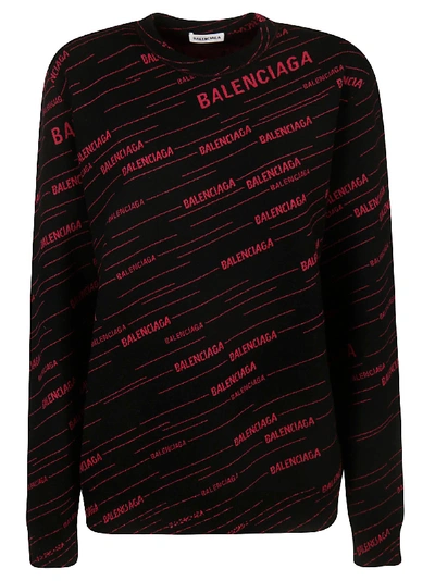 Shop Balenciaga In Black Fuchsia