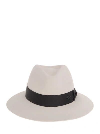 Shop Maison Michel Cap In White