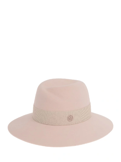 Shop Maison Michel Cap In Pink