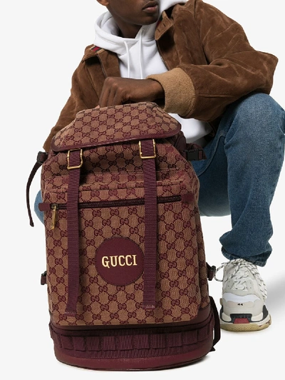 Shop Gucci Large Gg Canvas Backpack In 108 - Multicoloured