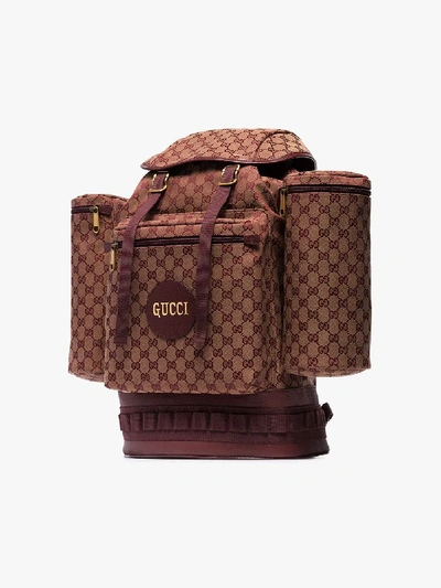 Shop Gucci Large Gg Canvas Backpack In 108 - Multicoloured