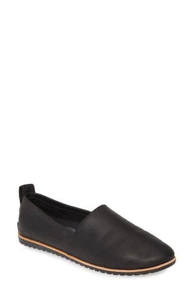 Shop Sorel Ella Slip-on In Black Leather