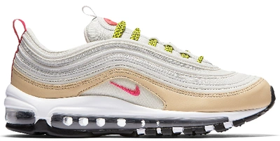 Pre-owned Nike Air Max 97 Light Bone Deadly Pink (women's) In Light Bone/deadly Pink-mushroom