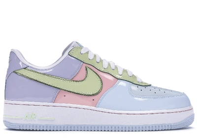 Pre-owned Nike Air Force 1 Low Easter 2017 In Titanium/lime Ice-storm Pink  | ModeSens