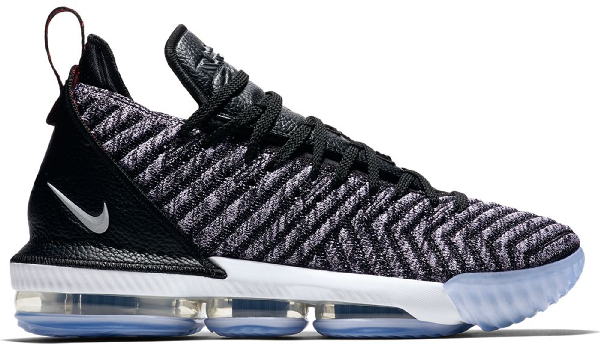 lebron 16 black metallic silver