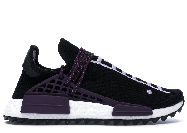 Pre-Owned Adidas Originals Adidas Human Race Nmd Pharrell Holi Festival  (core Black) In Core Black/deepest Purple/core Black | ModeSens