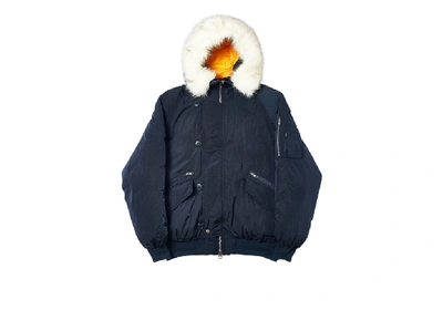 Pre-owned Palace  P-2b Short Parka Blue