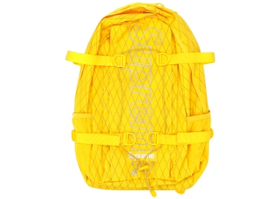 Pre-owned Supreme Backpack (fw18) Yellow