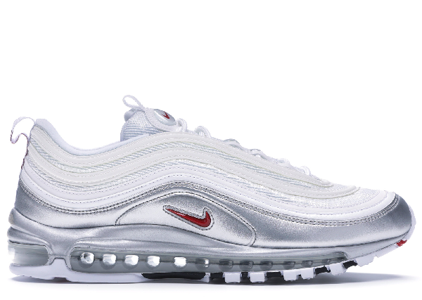 nike air max 97 silver and black
