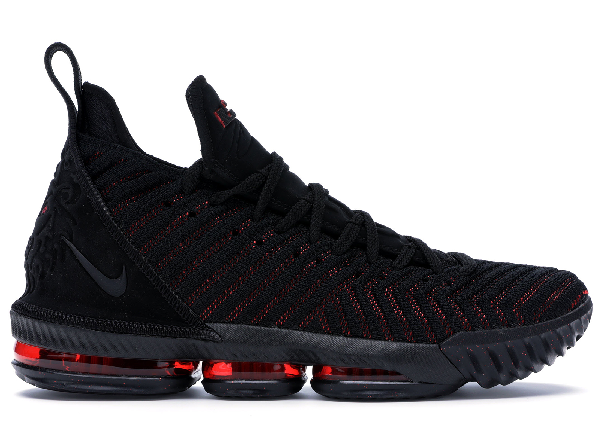 nike lebron 16 red and black