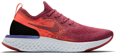 Pre-owned Nike Epic React Flyknit Rust Pink (women's) In Rust Pink/hyper Crimson-barely Rose-rust Pink