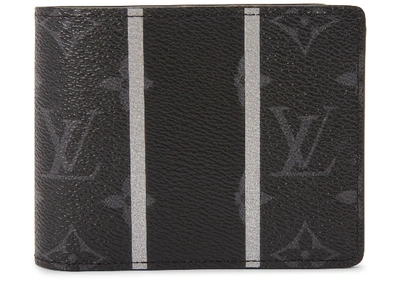 Pre-owned Louis Vuitton  X Fragment Multiple Wallet Monogram Eclipse Black