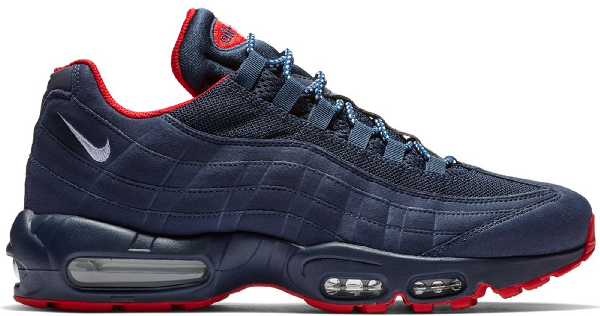 air max 95 navy blue and white