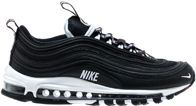 Pre-owned Nike  Air Max 97 Overbranding Black In Black/white-varsity Red