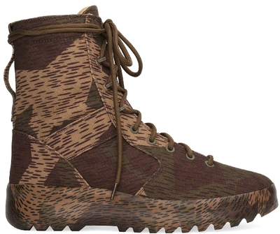 Pre-owned Yeezy  Washed Canvas Boot Season 6 Splinter Camo