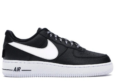 Pre-owned Nike Air Force 1 Low Nba Black White In Black/white