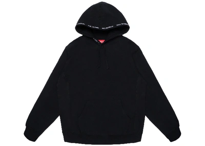 Pre-owned Supreme  Channel Hooded Sweatshirt Black