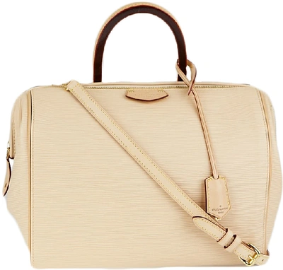 Pre-owned Louis Vuitton Handbag Doc Epi Pm Naturel
