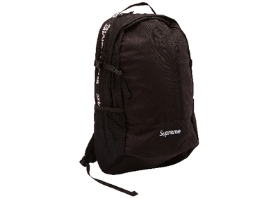 Pre-owned Supreme (ss18) Backpack Black