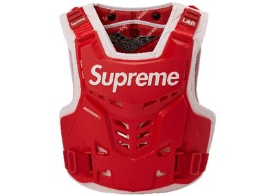 Pre-owned Supreme  Fox Racing Proframe Roost Deflector Vest Red