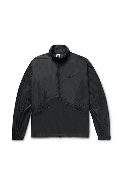 Pre-owned Fear Of God X Nike Long Sleeve Half Zip Jacket Black 