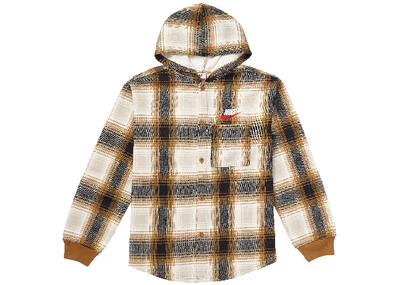 supreme nike plaid