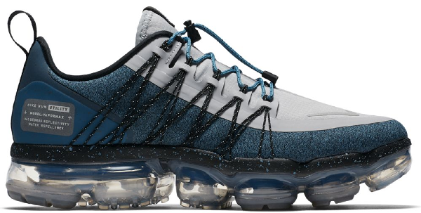 air vapormax run utility reflect silver