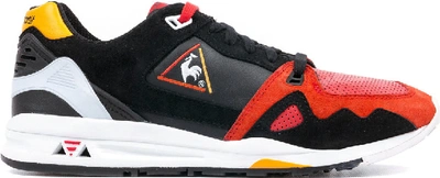 Pre-owned Le Coq Sportif R1000 Highs And Lows Black Swan In Black/red