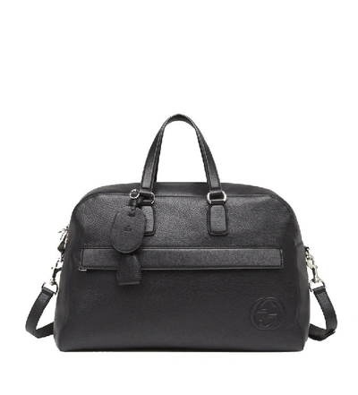 Shop Gucci Dome Travel Duffle Black