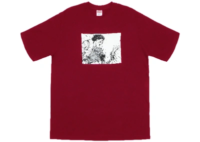 Pre owned Supreme Akira Arm Tee Cardinal ModeSens